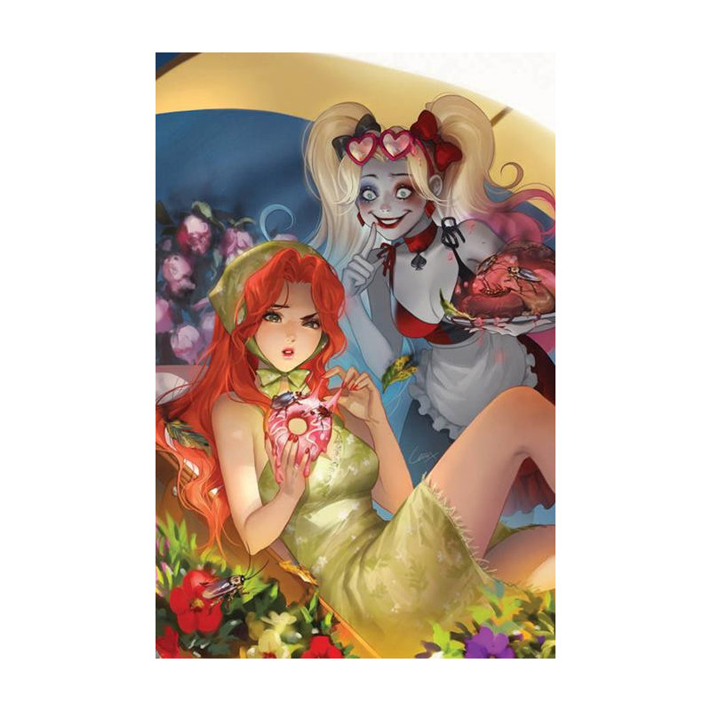 KNIGHT TERRORS POISON IVY  1  OF 2  CVR B LESLEY LEIRIX LI CARD STOCK 