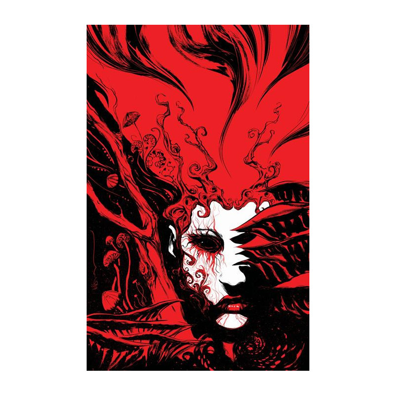 KNIGHT TERRORS POISON IVY  1  OF 2  CVR D DUSTIN NGUYEN MIDNIGHT CARD 