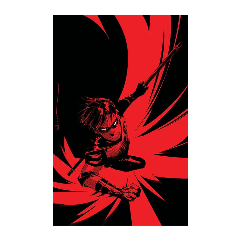 KNIGHT TERRORS ROBIN  1  OF 2  CVR D DUSTIN NGUYEN MIDNIGHT CARD STOCK