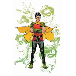 WORLDS FINEST TEEN TITANS  1  OF 6  CVR B EVAN DOC SHANER CARD STOCK V