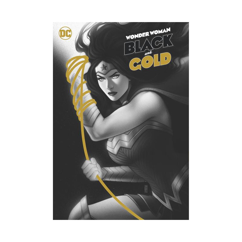 WONDER WOMAN BLACK   GOLD TP
