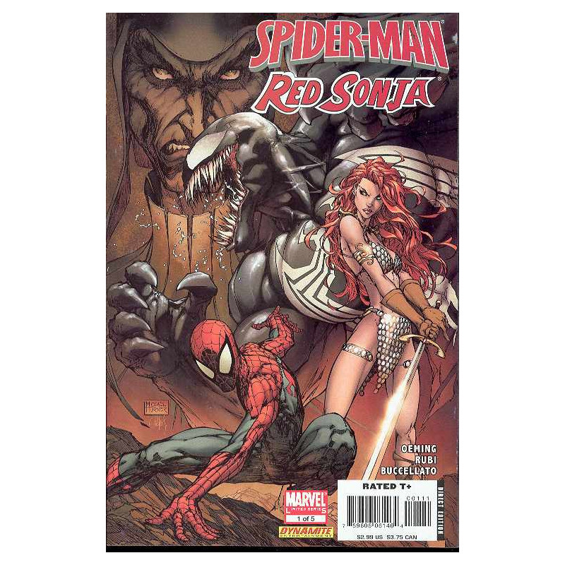 SPIDERMAN RED SONJA 1 OF  5 