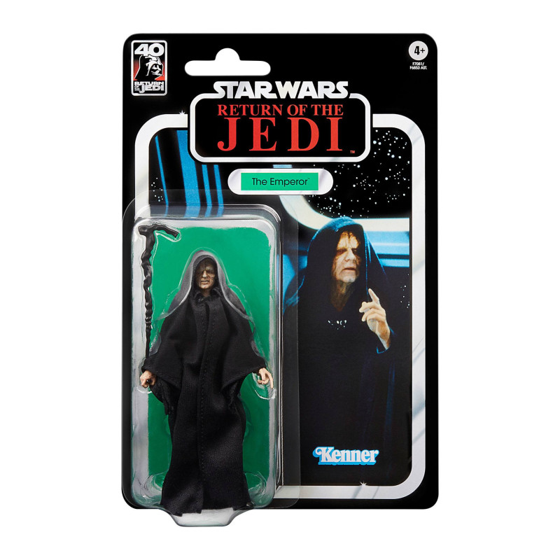 THE EMPEROR STAR WARS EPISODE VI 40TH ANNIVERSARY BLACK SERIES FIGURIN