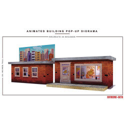 EXTREME SETS ANIMATED BUILDING POPUP 112 DIORAMA