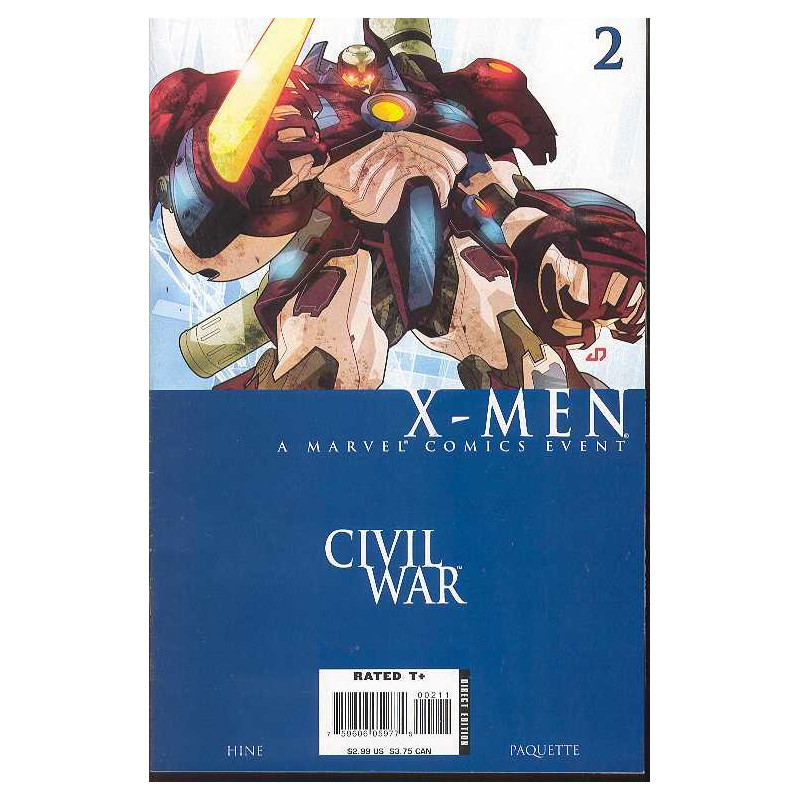 CIVIL WAR XMEN 2 OF  4 