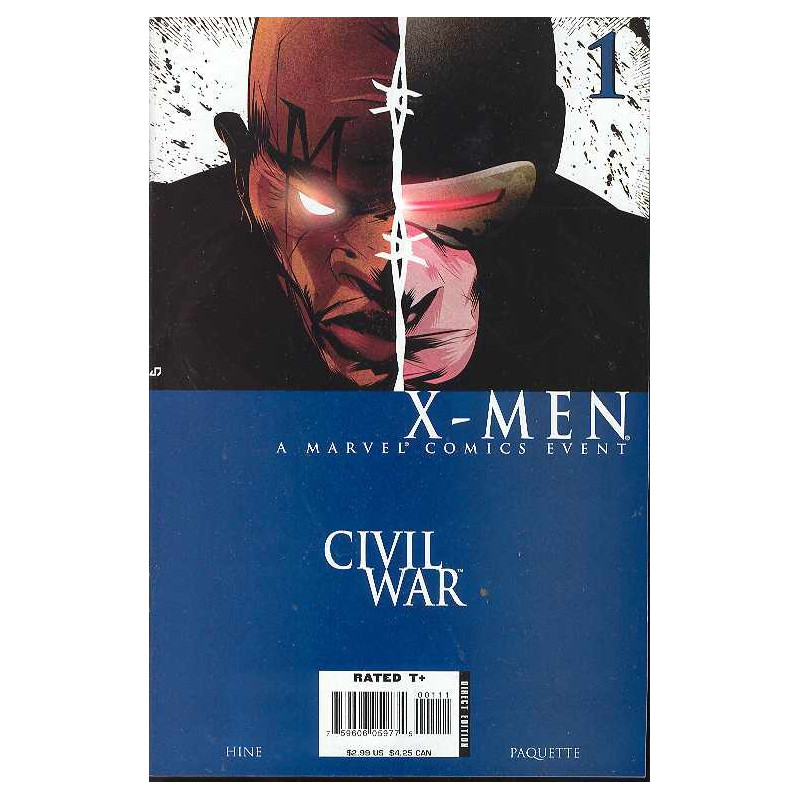 CIVIL WAR XMEN 1 OF  4 