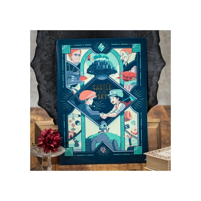 CHEMISE ART DECO A4  LE CHATEAU DANS LE CIEL