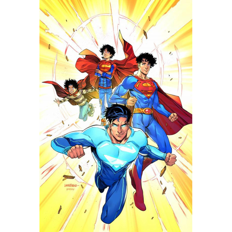 ADVENTURES OF SUPERMAN JON KENT  6  OF 6  CVR C LAURA BRAGA CARD STOCK