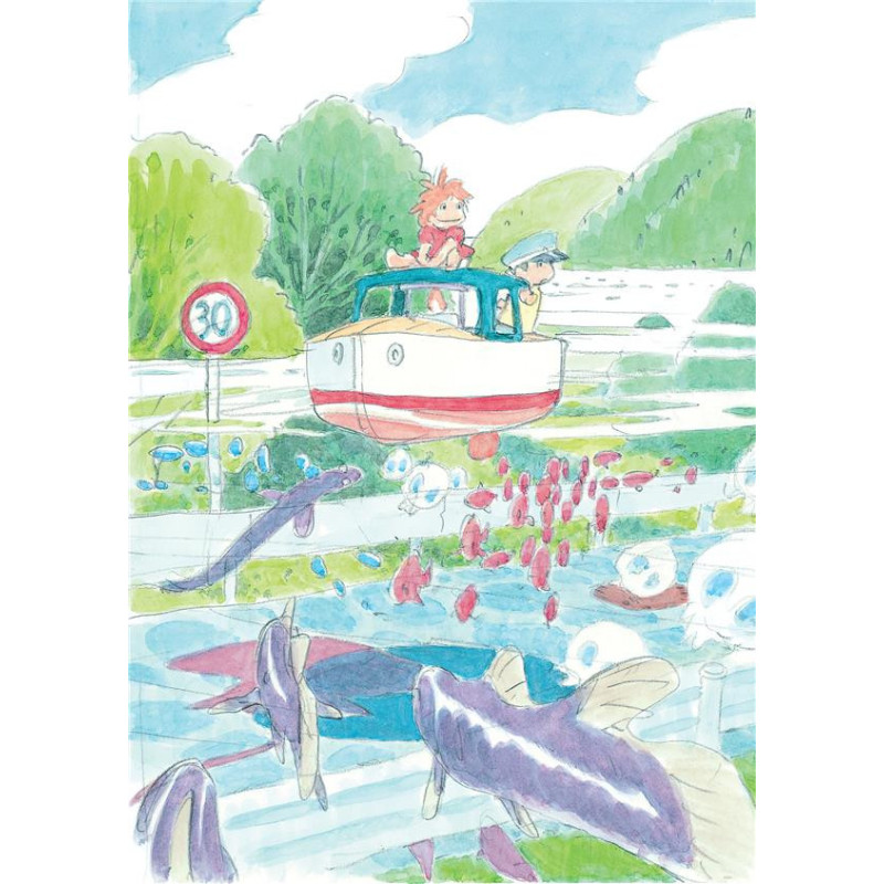 CARNET GHIBLI  PONYO SUR LA FALAISE