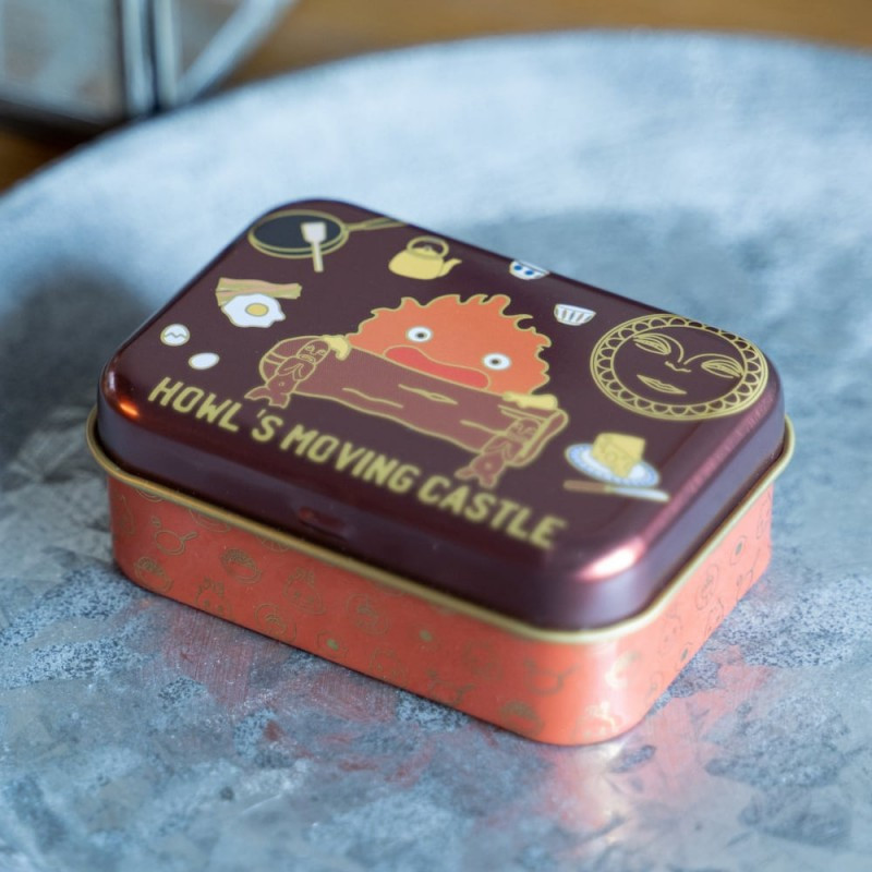 PETITE BOITE METAL CALCIFER  LE CHATEAU AMBULANT