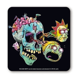 RICK AND MORTY  EYEBALL SKULL COASTER