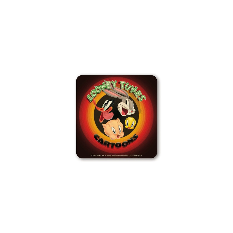 LOONEY TUNES  CARTOONS  LOGO COASTER