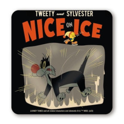 LOONEY TUNES  TWEETY AND SYLVESTER  NICE ON ICE COASTER