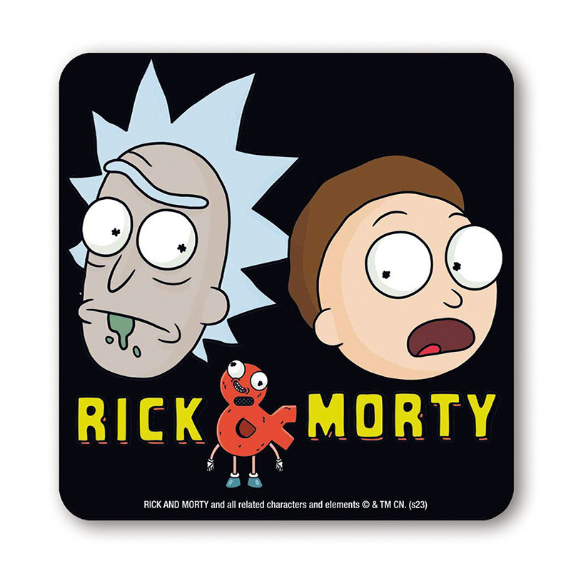 RICK AND MORTY  HEADS COASTER