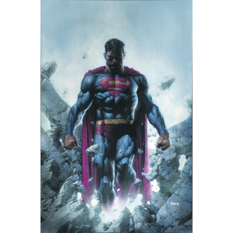 SUPERMAN  7 CVR E DAVID FINCH CARD STOCK VAR   850 