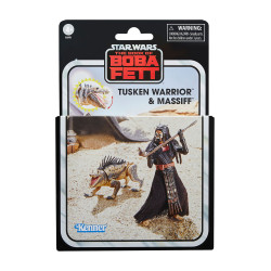 TUSKEN WARRIOR AND MASSIFF STAR WARS THE BOOK OF BOBA FETT VINTAGE COL