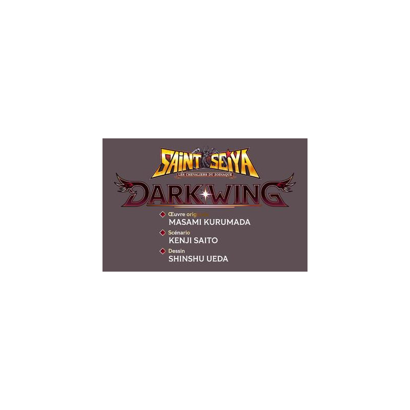 SAINT SEIYA DARK WING  TOME 3