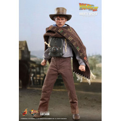 MARTY MCFLY RETOUR VERS LE FUTUR III FIGURINE MOVIE MASTERPIECE 28 CM