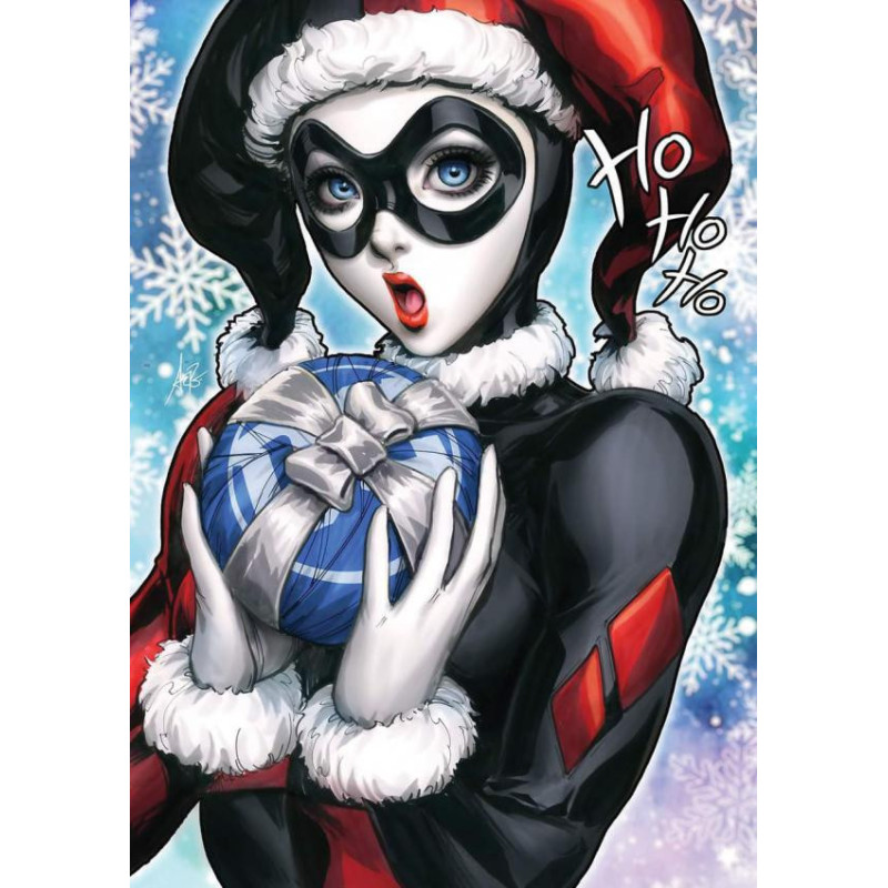 HARLEY QUINN  34 CVR C STANLEY ARTGERM LAU DC HOLIDAY CARD SPECIAL EDI
