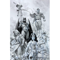 BATMAN SUPERMAN WORLDS FINEST  22 CVR B JEROME OPENA CARD STOCK VAR