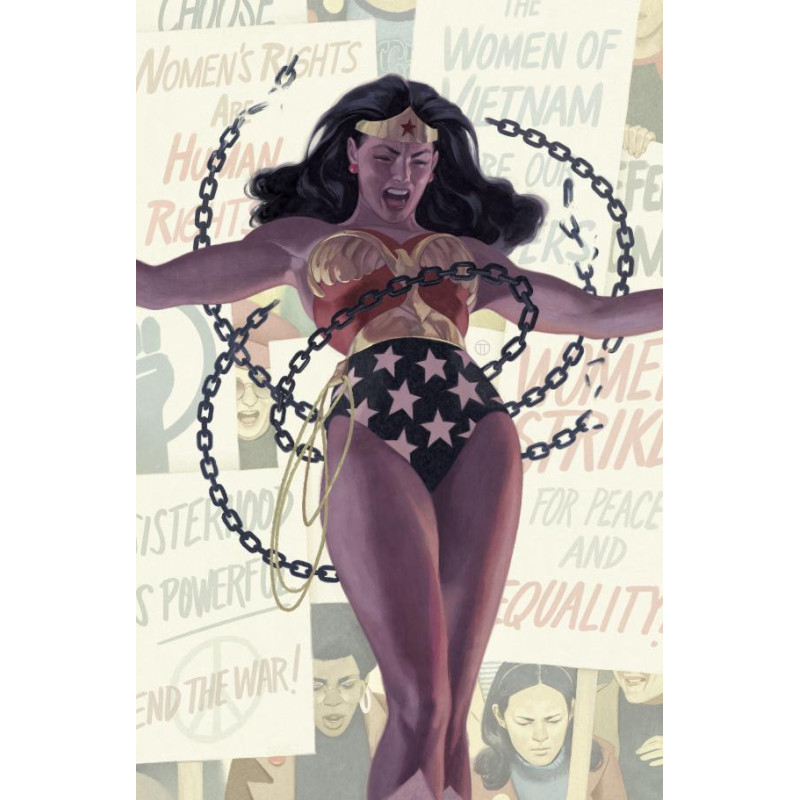 WONDER WOMAN  4 CVR C JULIAN TOTINO TEDESCO CARD STOCK VAR