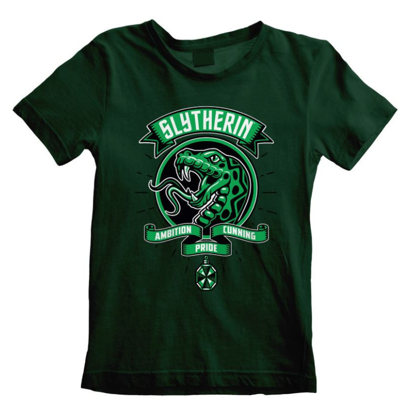 HARRY POTTER COMIC STYLE SLYTHERIN KIDS TSHIRT TAILLE 34 ANS