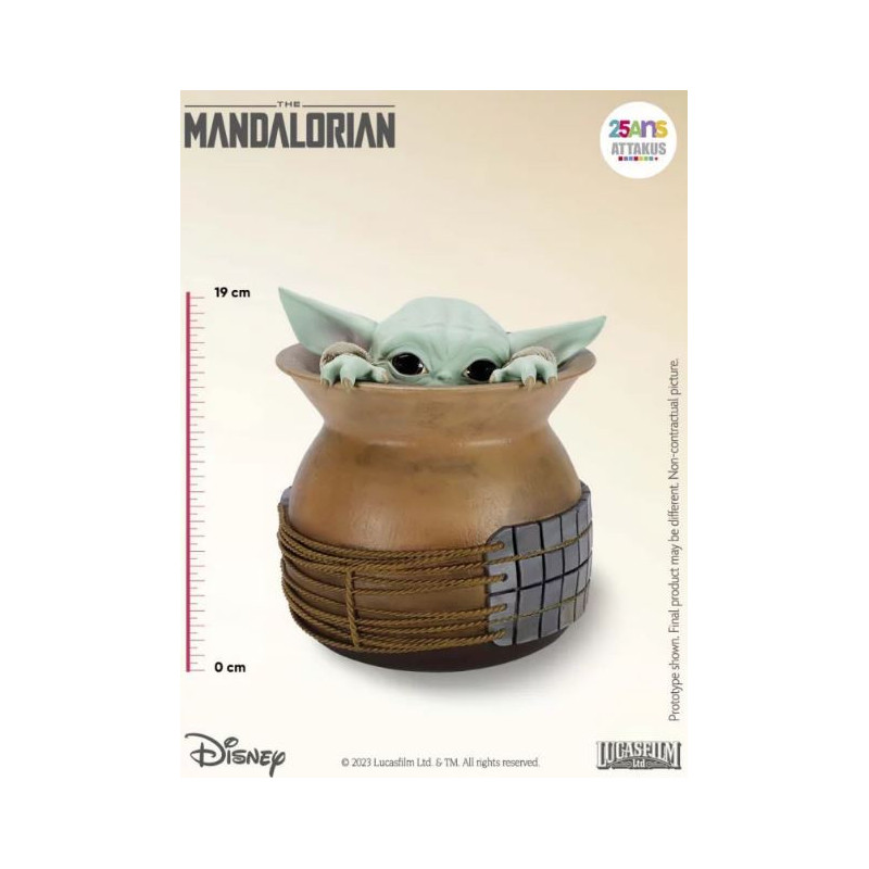 GROGU IN JAR STATUE 10 CM