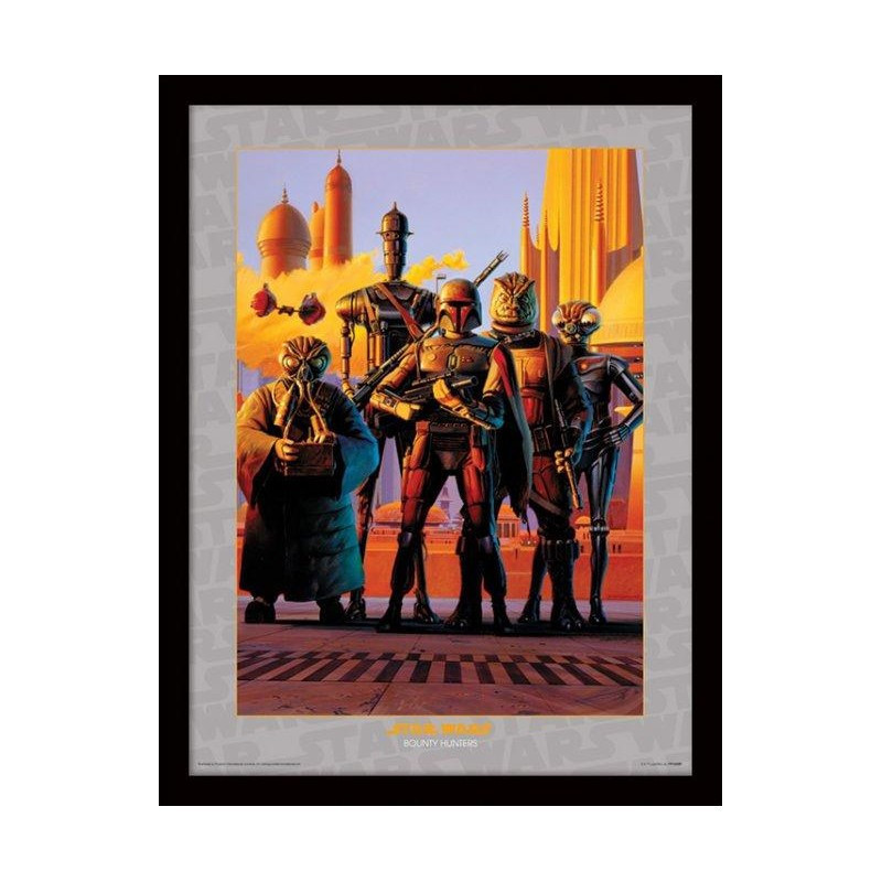 BOUNTY HUNTERS STAR WARS TABLEAU