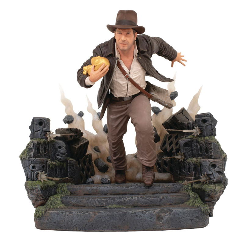 RAIDERS OF THE LOST ARK DLX GALLERY ESCAPE W IDOL PVC STATUE