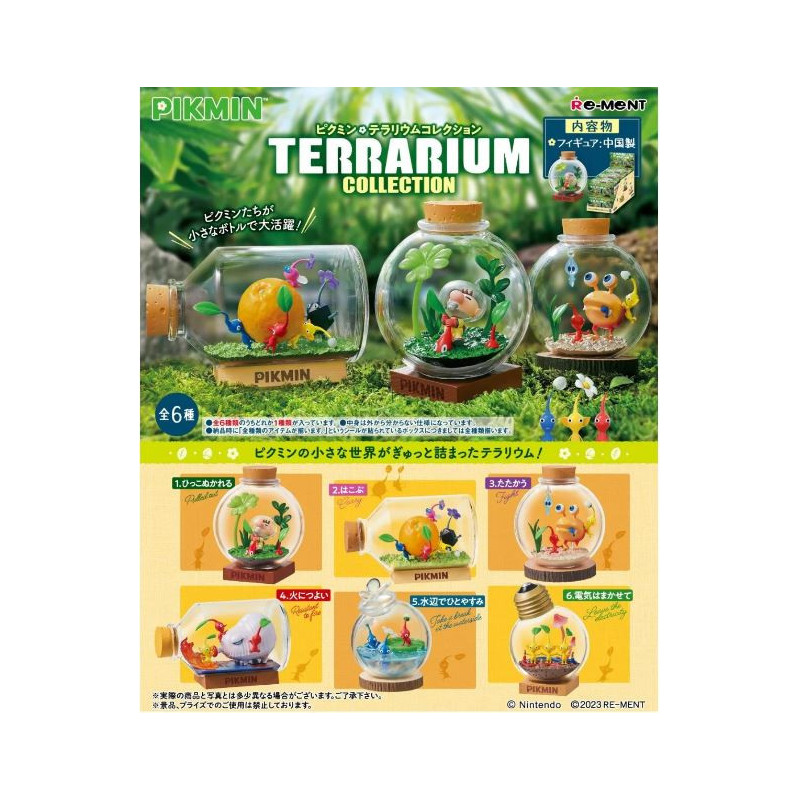 PIKMIN TERRARIUM COLLECTION BOITE MYSTERE 5 CM