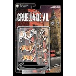 DISNEY VILLAINS CRUELLA DE VIL  4 CVR D ACTION FIGURE