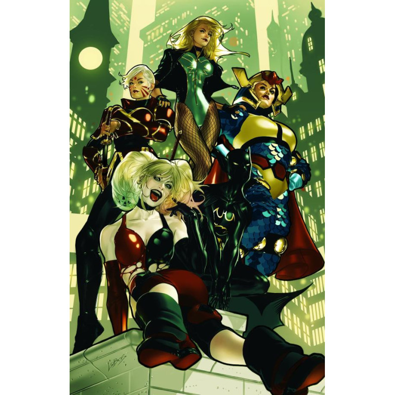 BIRDS OF PREY  7 CVR C PABLO VILLALOBOS CARD STOCK VAR