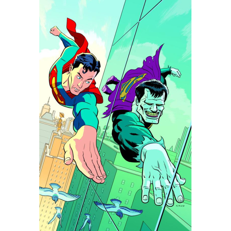 ACTION COMICS  1063 CVR D R KIKUO JOHNSON CARD STOCK VAR