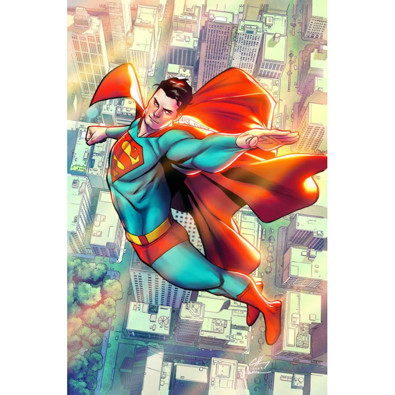 SUPERMAN  12 CVR C CLAYTON HENRY CARD STOCK VAR
