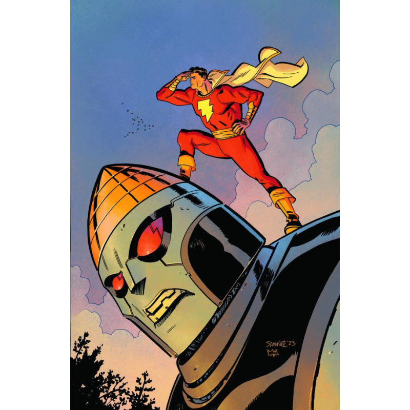 SHAZAM  9 CVR C CHRIS SAMNEE CARD STOCK VAR
