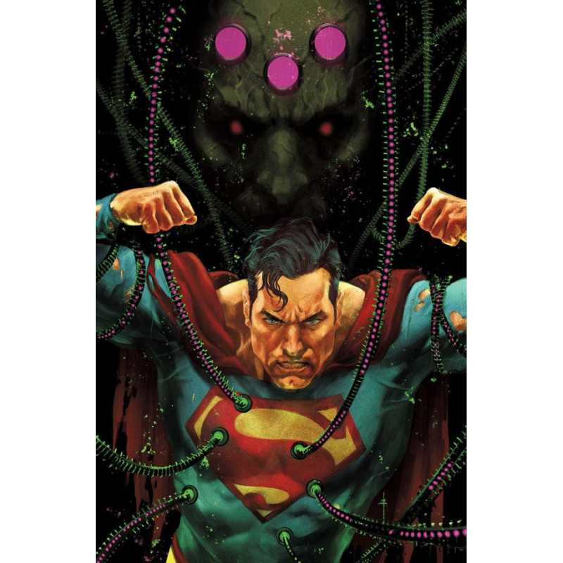 SUPERMAN  13 CVR C SEBASTIAN FIUMARA CARD STOCK VAR  HOUSE OF BRAINIAC