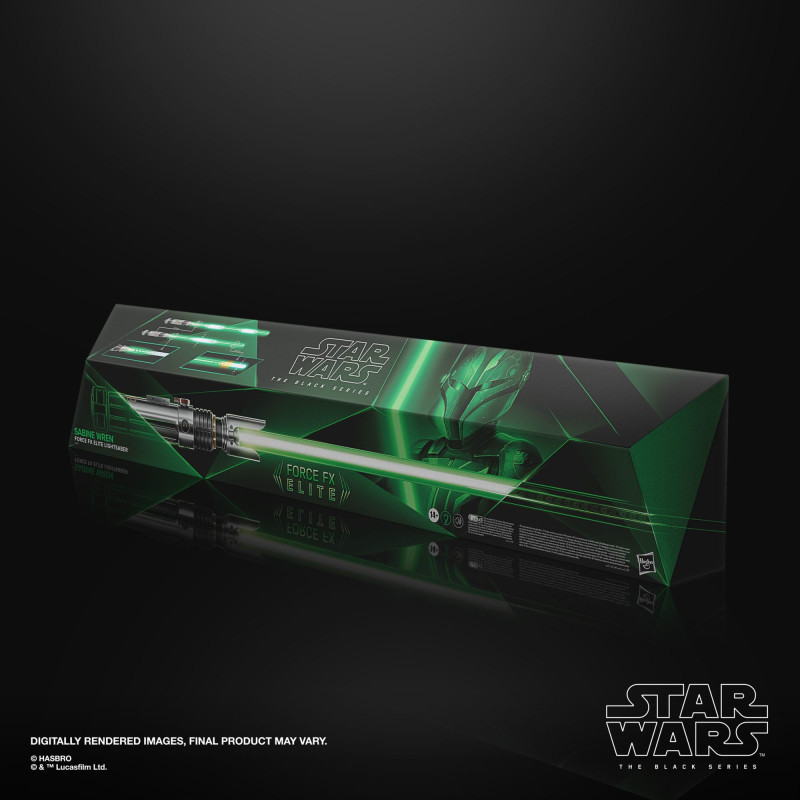 SABINE WREN SABRE LASER FORCE FX ELITE STAR WARS AHSOKA BLACK SERIES R