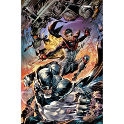 BATMAN AND ROBIN  9 CVR C HOWARD PORTER CARD STOCK VAR