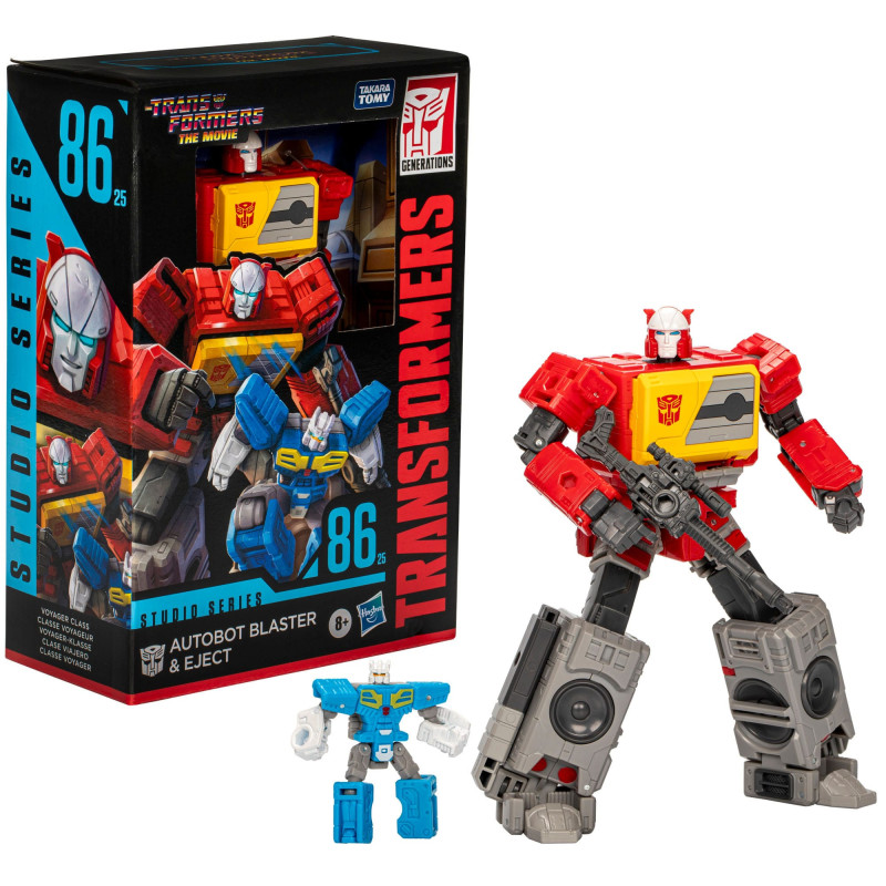AUTOBOT BLASTER AND EJECT TRANSFORMERS MOVIE GENERATIONS STUDIO SERIES