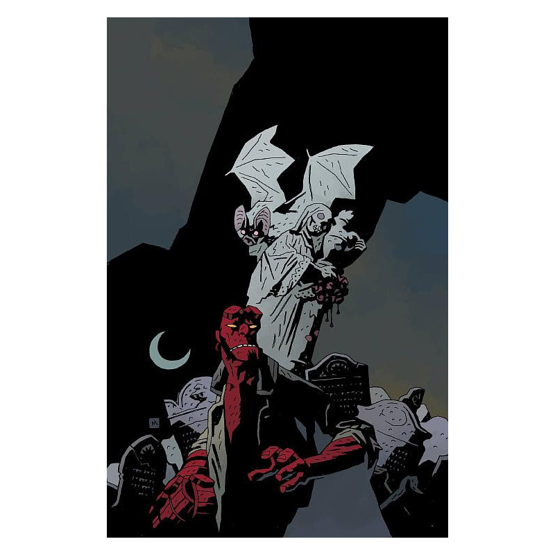 HELLBOY SLEEPING AND DEAD 1 OF 2 MIGNOLA CVR CURR PTG