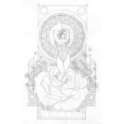 POISON IVY  23 CVR C FRANK CHO CARD STOCK VAR