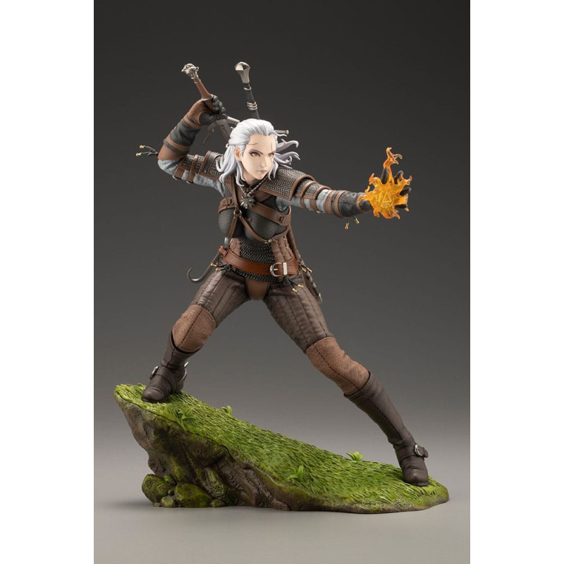 GERALT THE WITCHER BISHOUJO STATUE PVC 23 CM
