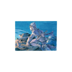 SUR LE FRONT NAUSICAA CARTE DE VOEUX AQUARELLE 24 X 15 CM