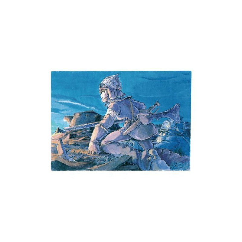 SUR LE FRONT NAUSICAA CARTE DE VOEUX AQUARELLE 24 X 15 CM