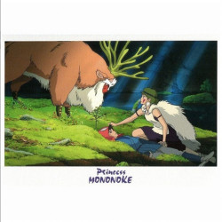CARTE POSTALE PRINCESSE MONONOKE