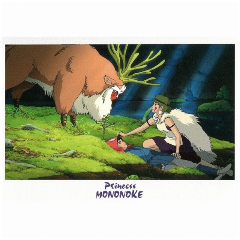 CARTE POSTALE PRINCESSE MONONOKE