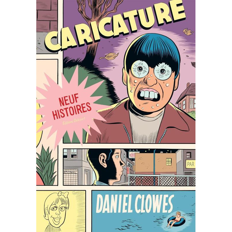LA BIBLIOTHEQUE DE DANIEL CLOWES  ONE SHOT   CARICATURE