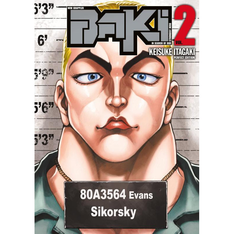 NEW GRAPPLER BAKI TOME 02 PERFECT EDITION