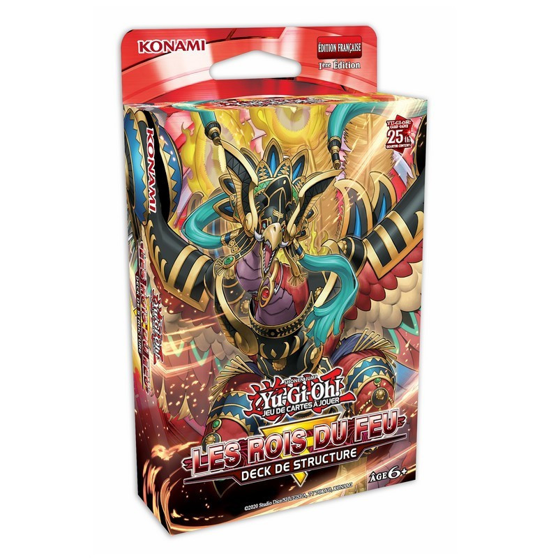 DECK DE STRUCTURE YU GI OH LES ROIS DU FEU EDITION FRANCAISE