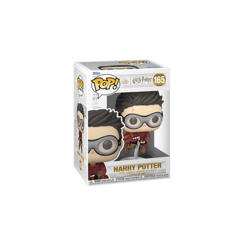 HARRY WITH BROOM QUIDDITCH HARRY POTTER POP MOVIES VINYL FIGURINE 9 CM